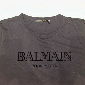 Balmain H&M Collab Logo Tee